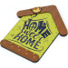 Ключница "Home Sweet Home", оливковая, 19х21 см