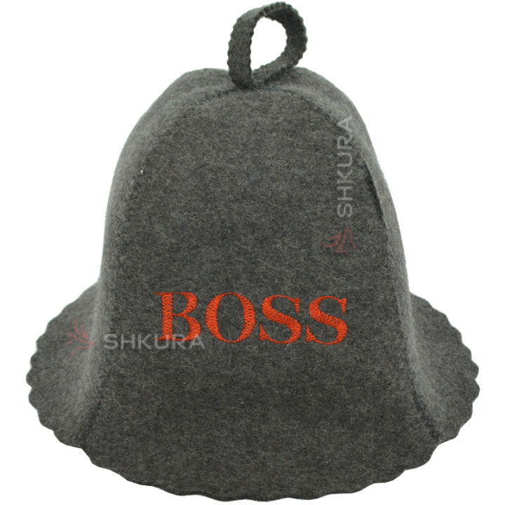 Шапка для бани "BOSS"