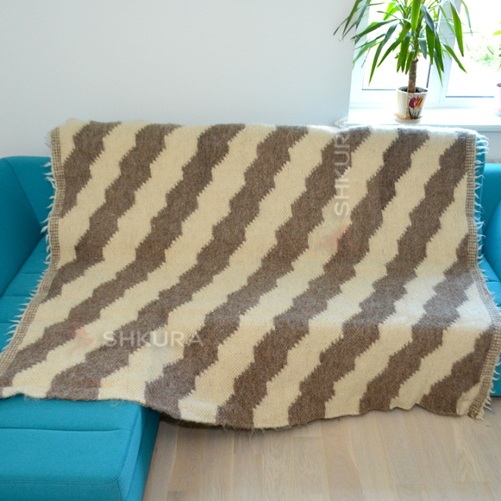 Лижник. Карпатский плед 2,2х1,85 м, 11
