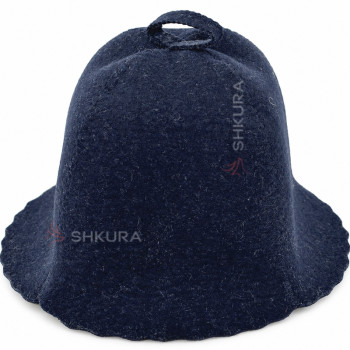 Шапка для бани, синяя