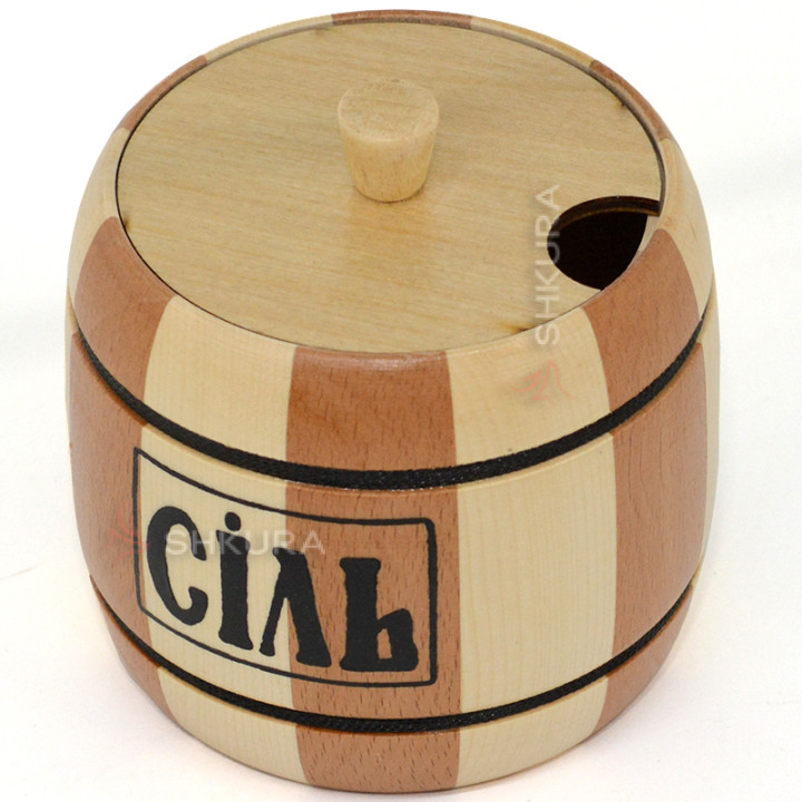 Сільничка з кришкою, 0,33 л. Сіль