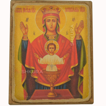 Икона Богородица Неупиваемая чаша