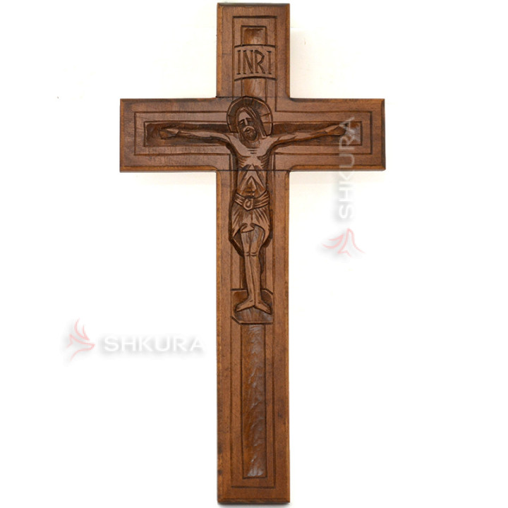 Резной крест, 34х18 см, С54