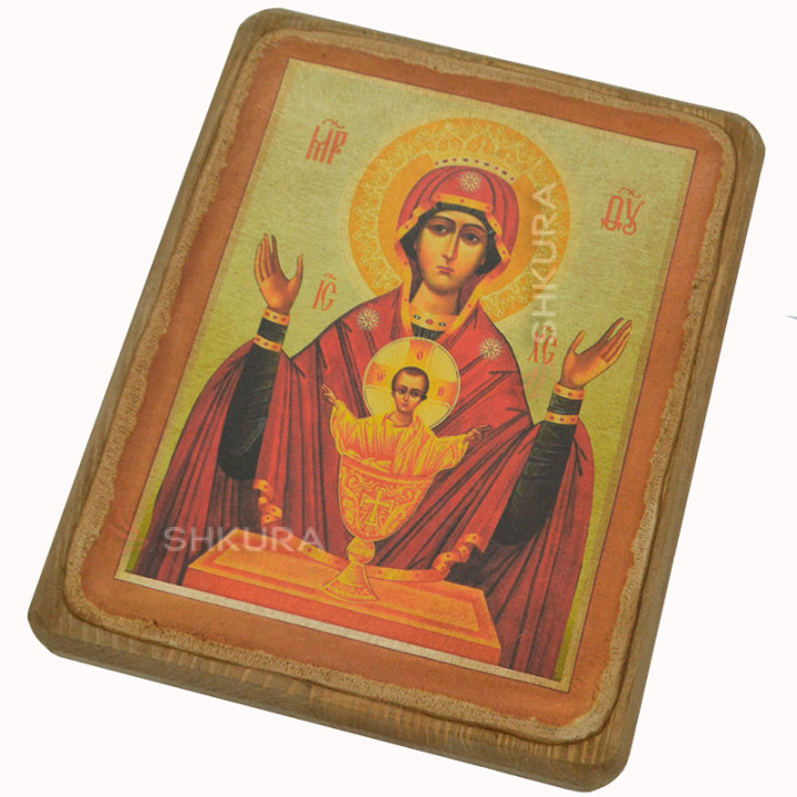 Икона Богородица Неупиваемая чаша XVIII в