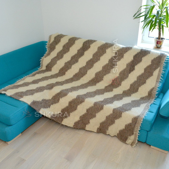 Лижник. Карпатский плед 2,2х1,85 м, 11