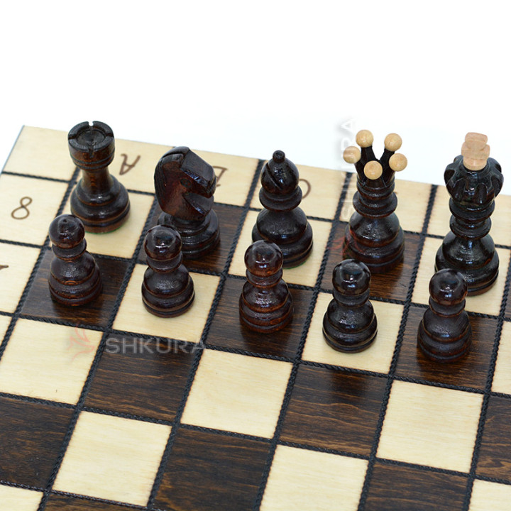 Шахматы "Royal 43", 43х43см, светлые
