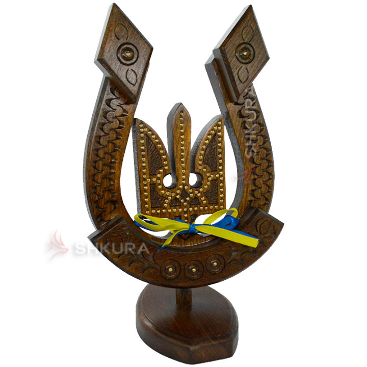 Настільний тризуб, 25х15 см, мідь