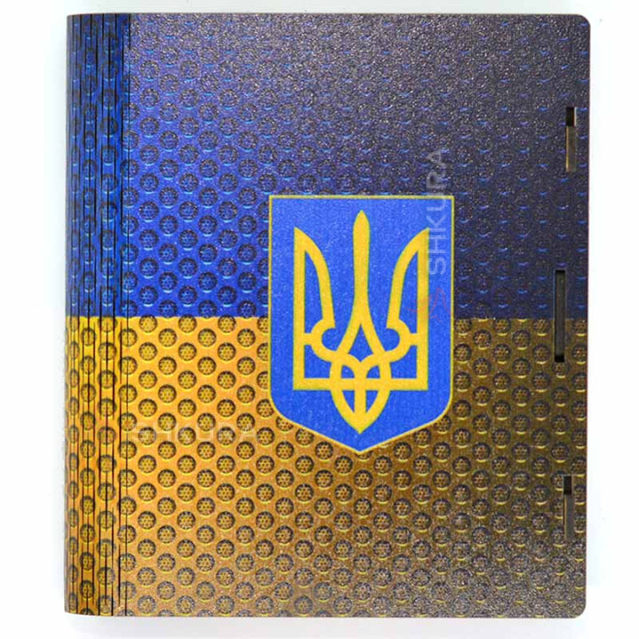 Шкатулка-книжка "Герб Украины", 20х17 см