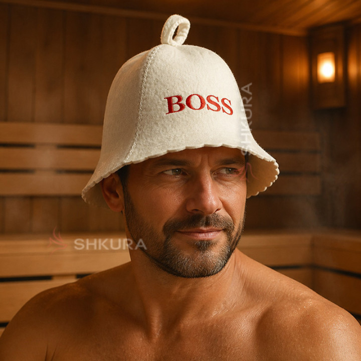 Шапка для бані "BOSS"