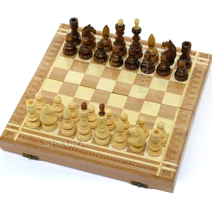 Шахи, шашки, нарди, 29х29 см