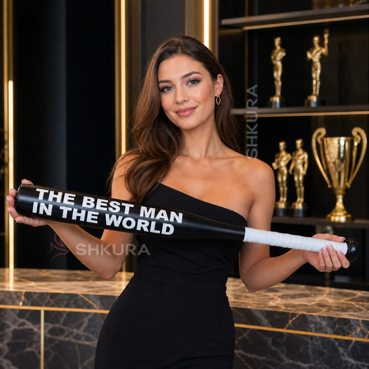 Бейсбольная бита "The best man in the world"