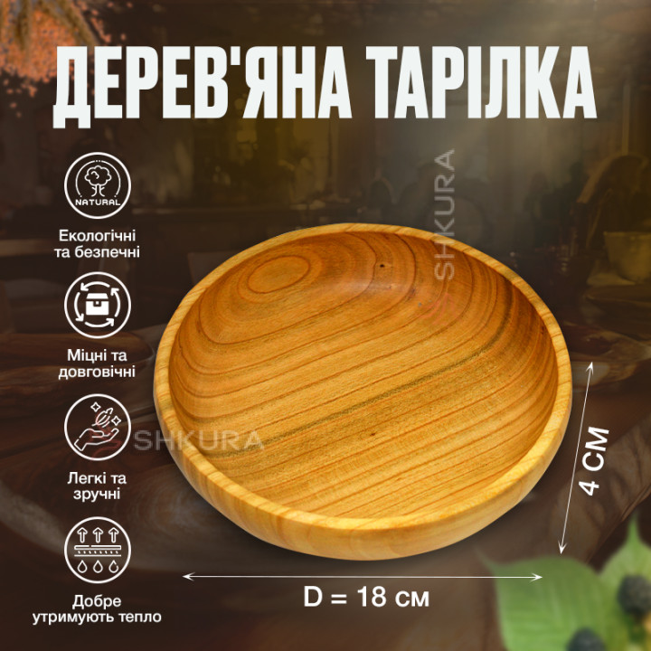 Тарілка, 18х4 см