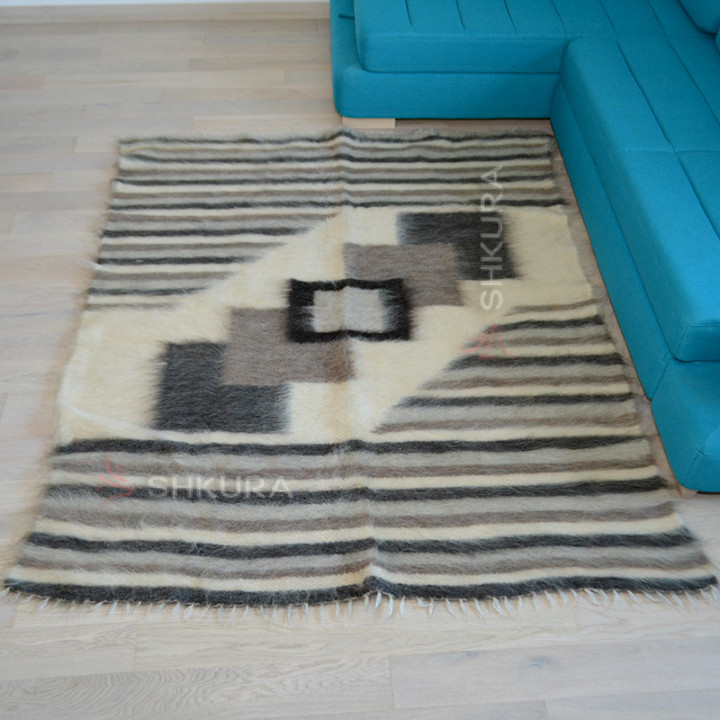  Лижник. Карпатский плед 2,2х1,85 м, 06