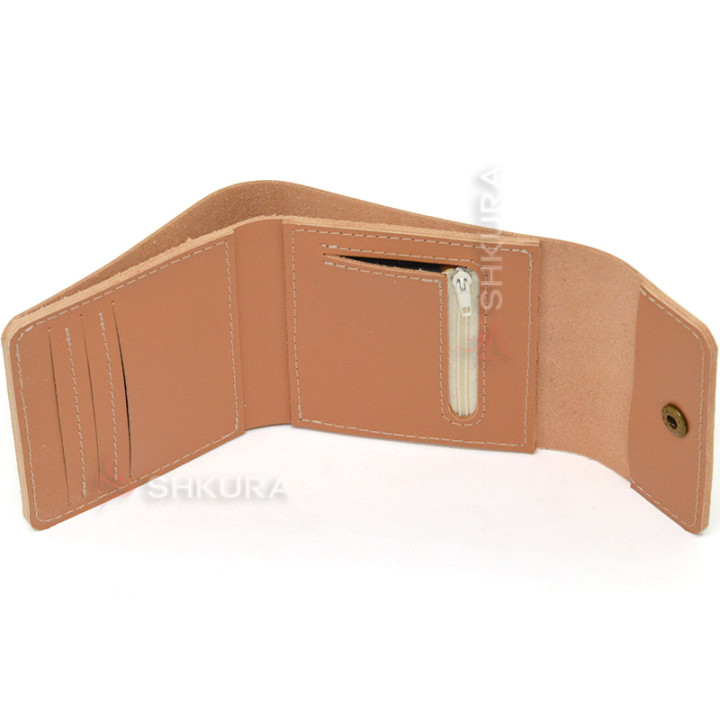 Женский кошелек Tri-Fold, пудровый